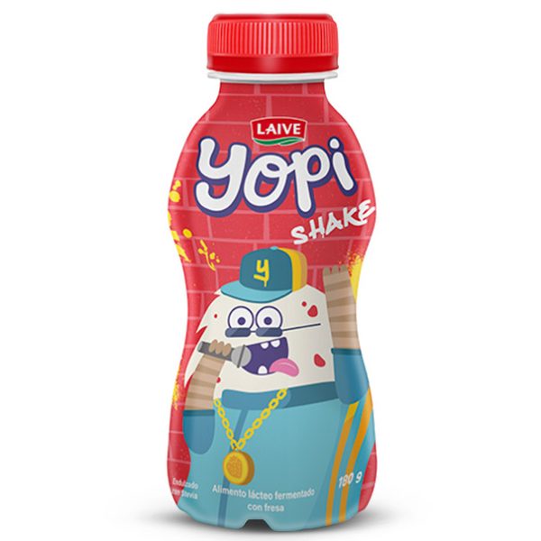 Alf yopi shake fresa bot 180g pack x24