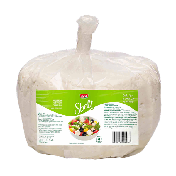 Queso fresco sbelt molde